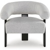 image:imageSignature Design by Ashley Sculptural Living Room Accent Chair WhiteBlack
