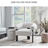 image:imageSignature Design by Ashley Sculptural Living Room Accent Chair WhiteBlack