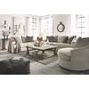 image:imageSignature Design by Ashley Soletren Oversized Swivel Accent Chair StoneOffwhite