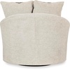 image:imageSignature Design by Ashley Soletren Oversized Swivel Accent Chair StoneOffwhite