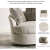 image:imageSignature Design by Ashley Soletren Oversized Swivel Accent Chair StoneOffwhite