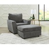 image:imageSignature Design by Ashley Stairatt Upholstered Accent Chair Gravel GrayDark Gray