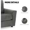 image:imageSignature Design by Ashley Stairatt Upholstered Accent Chair Gravel GrayDark Gray