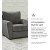image:imageSignature Design by Ashley Stairatt Upholstered Accent Chair Gravel GrayDark Gray