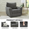 image:imageSignature Design by Ashley Stairatt Upholstered Accent Chair Gravel GrayDark Gray