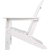 image:imageSignature Design by Ashley Sundown Treasure Outdoor Patio HDPE Weather Resistant Adirondack Chair White and End Table WhiteWhite