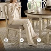 image:imageSignature Design by Ashley Traditional Upholstered Dining Chairs Set of 2Chipped White