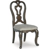 image:imageSignature Design by Ashley Traditional Upholstered Dining Chairs Set of 2Dark Brown  Light Gray