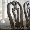 image:imageSignature Design by Ashley Traditional Upholstered Dining Chairs Set of 2Dark Brown  Light Gray