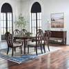 image:imageSignature Design by Ashley Traditional Upholstered Side Chairs Dining Chairs Set of 2 Hardwood and Engineered Wood Frame with Cherry Brown Finish Ideal for Formal Dining Rooms Tan
