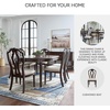 image:imageSignature Design by Ashley Traditional Upholstered Side Chairs Dining Chairs Set of 2 Hardwood and Engineered Wood Frame with Cherry Brown Finish Ideal for Formal Dining Rooms Tan