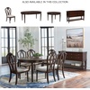 image:imageSignature Design by Ashley Traditional Upholstered Side Chairs Dining Chairs Set of 2 Hardwood and Engineered Wood Frame with Cherry Brown Finish Ideal for Formal Dining Rooms Tan