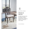 image:imageSignature Design by Ashley Traditional Upholstered Side Chairs Dining Chairs Set of 2 Hardwood and Engineered Wood Frame with Cherry Brown Finish Ideal for Formal Dining Rooms Tan