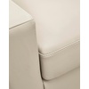 image:imageSignature Design by Ashley Treasure Trove Contemporary Leather Match Chair and a Half Beige