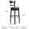 image:imageSignature Design by Ashley Valebeck 1Piece Swivel Barstool 30 InBlack
