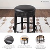 image:imageSignature Design by Ashley Valebeck 1Piece Swivel Barstool 30 InBlack