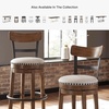 image:imageSignature Design by Ashley Valebeck 1Piece Swivel Barstool 30 InDark Brown  Black
