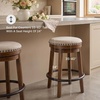 image:imageSignature Design by Ashley Valebeck 1Piece Swivel Barstool 30 InDark Brown