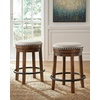 image:imageSignature Design by Ashley Valebeck 1Piece Swivel Barstool 30 InDark Brown