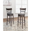image:imageSignature Design by Ashley Valebeck 1Piece Swivel Barstool 30 InDark Gray