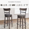 image:imageSignature Design by Ashley Valebeck 1Piece Swivel Barstool 30 InDark Gray