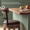 image:imageSignature Design by Ashley Valebeck 1Piece Swivel Barstool 30 InLight Brown