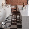 image:imageSignature Design by Ashley Valebeck 1Piece Swivel Barstool 30 InLight Brown