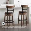image:imageSignature Design by Ashley Valebeck 1Piece Swivel Barstool 30 InLight Brown