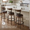 image:imageSignature Design by Ashley Valebeck 1Piece Swivel Barstool 30 InLight Brown