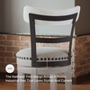 image:imageSignature Design by Ashley Valebeck 1Piece Swivel Barstool 30 InWhitewash