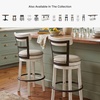 image:imageSignature Design by Ashley Valebeck 1Piece Swivel Barstool 30 InWhitewash