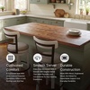 image:imageSignature Design by Ashley Valebeck 1Piece Swivel Barstool 30 InWhitewash