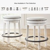 image:imageSignature Design by Ashley Valebeck 1Piece Swivel Barstool 30 InWhitewash