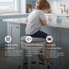 image:imageSignature Design by Ashley Valebeck 1Piece Swivel Barstool 30 InWhitewash