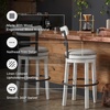 image:imageSignature Design by Ashley Valebeck 1Piece Swivel Barstool 30 InWhitewash