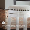 image:imageSignature Design by Ashley Valebeck 1Piece Swivel Barstool 30 InWhitewash