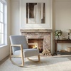 image:imageSignature Design by Ashley Wychworth Accent Rocking Chair GrayNatural