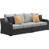 image:imageSignature Design by Ashley 3Seat Outdoor Patio Couch Handwoven WickerBrown