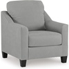 image:imageSignature Design by Ashley Adlai Casual Upholstered Chair Light Gray