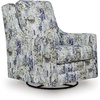 image:imageSignature Design by Ashley Dustinford Swivel Glider Accent Chair Floral