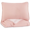 image:imageSignature Design by Ashley Lexann Twin Youth Mountain Pattern Comforter Set with Sham Pink amp WhiteTwin