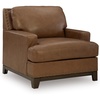 image:imageSignature Design by Ashley Oversized Brown Leather Accent Chair AmberChair