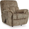 image:imageSignature Design by Ashley Oversized Faux Leather Wall Hugger Recliner FogTaupe