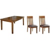image:imageSignature Design by Ashley Ralene Traditional Dining Room Extension Table Medium Brown amp Ralene Rake Back 19 Dining Room Chair 2 Count Medium BrownMedium Brown
