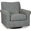 image:imageSignature Design by Ashley Renley Tweed Glider Swivel Accent Chair Ash