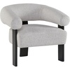 image:imageSignature Design by Ashley Sculptural Living Room Accent Chair WhiteBlack