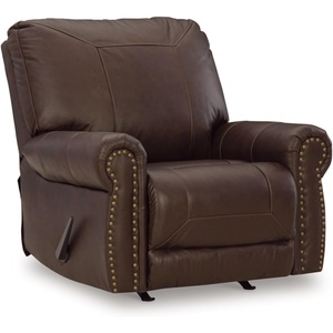 image:imageSignature Design by Ashley Colleton Leather Rocker Recliner Dark Brown