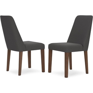 image:imageSignature Design by Ashley Lyncott Dining Chairs Set of 2 YellowDark Gray  Brown