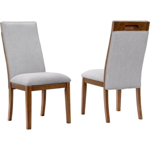 image:imageSignature Design by Ashley Lyncott Dining Chairs Set of 2 YellowLight Gray  Dark Brown