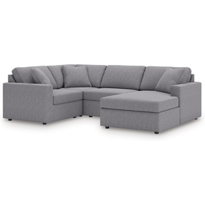 image:imageSignature Design by Ashley Modmax Contemporary Swivel Glider Recliner Manual Reclining Motion with Hidden Storage NextGen Nuvella Performance Fabric for Nurseries Light Gray 42 WRight U Shape